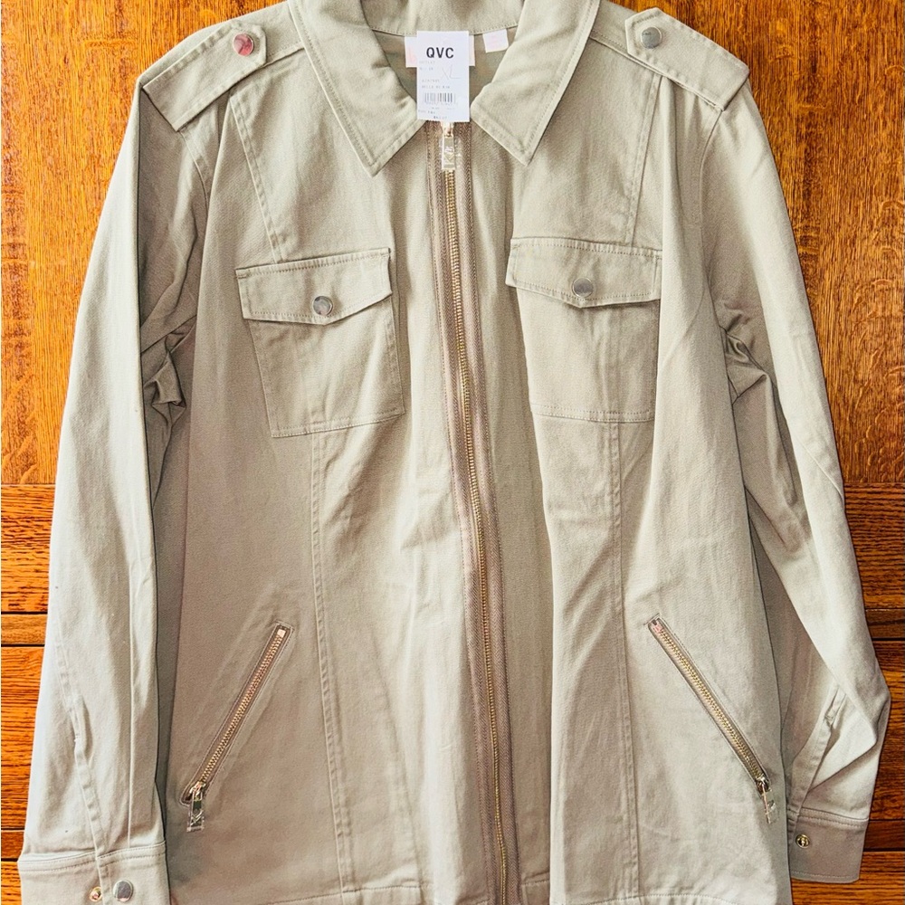 Belle by Kim Gravel Lightweight Utility Jacket